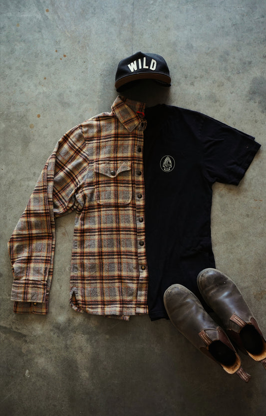 Men's Flannel Made in USA, OUTFIT