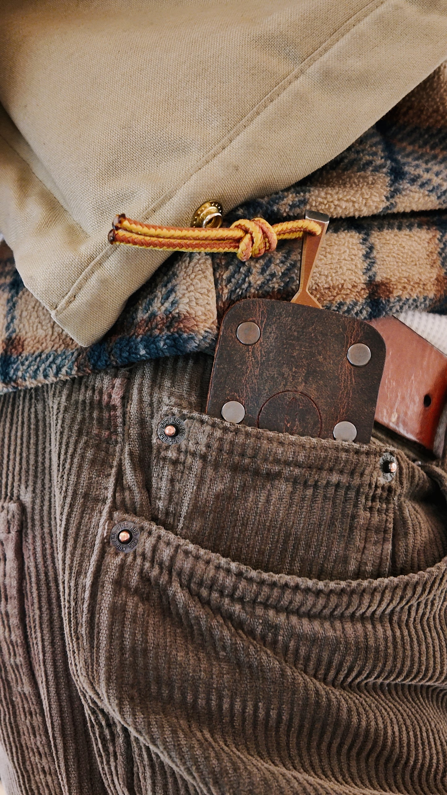 Wild Cane Supply Co. x Barn & Brook Supply Co.: Pocket Feather Knife